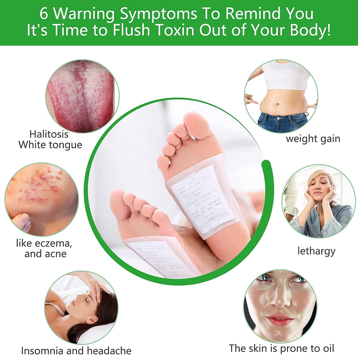 Detox Foot patches - 10 Pcs
