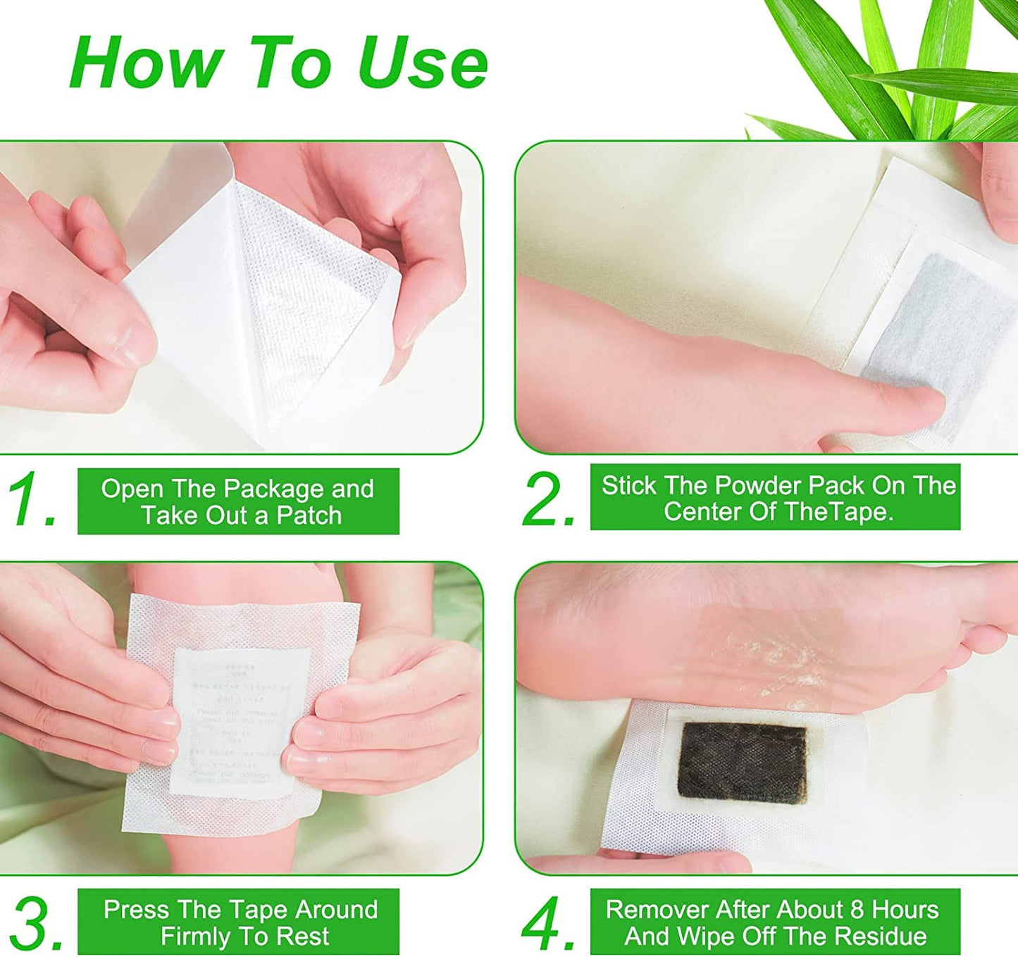 Detox Foot patches - 10 Pcs