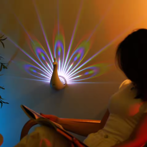 Peacock Lamp
