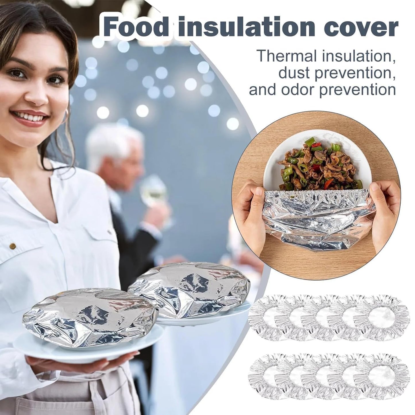 Reusable Foil Elastic Cover