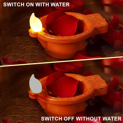 Water Sensor Diya (Pack of 12)