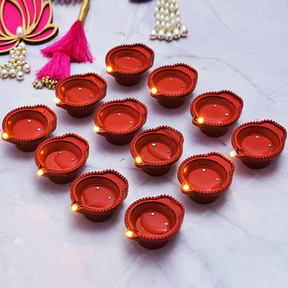 Water Sensor Diya (Pack of 12)