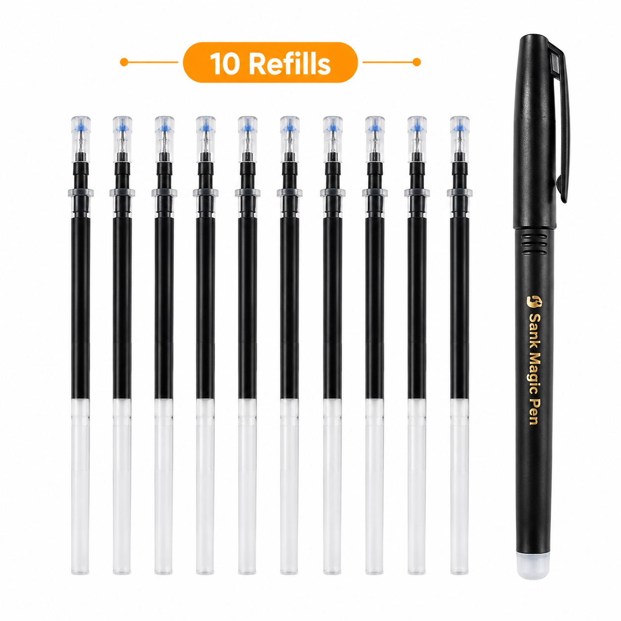 10 Magic Refills and 1 Pen