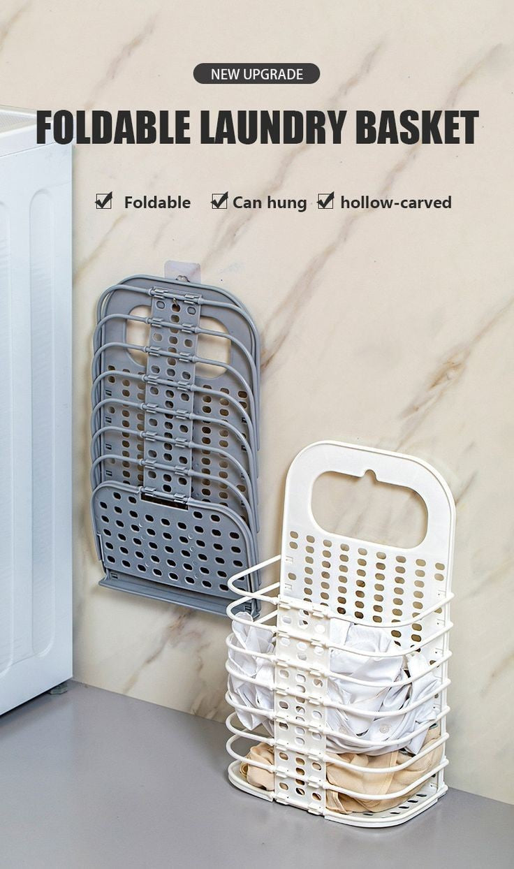 Wall Mounted Foldable Laundry Basket