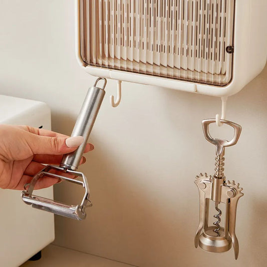 Wall Mounted Bathroom & Kitchen Utensils Organiser