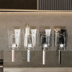 Wall Mounted Toiletry Cup Storage