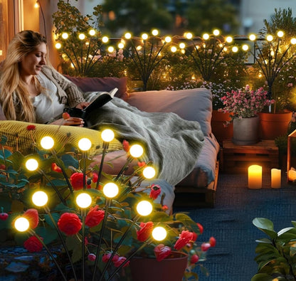 Starburst Swaying Solar Garden Lights - Pack of 4