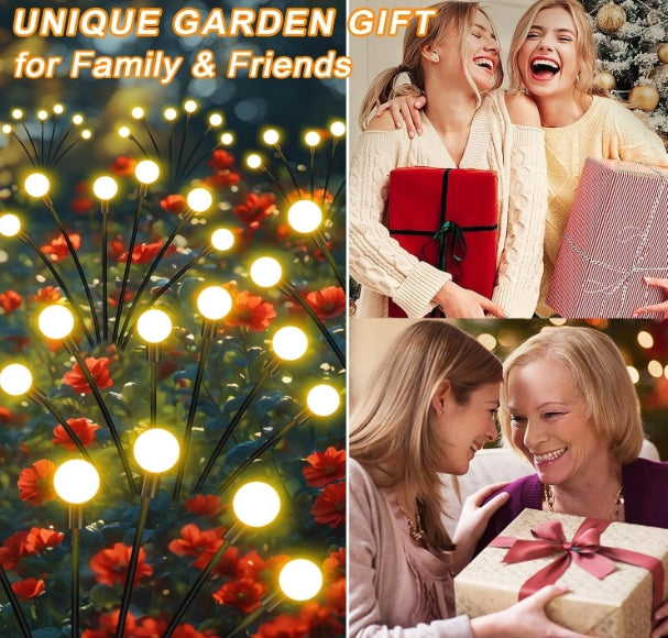 Starburst Swaying Solar Garden Lights - Pack of 4