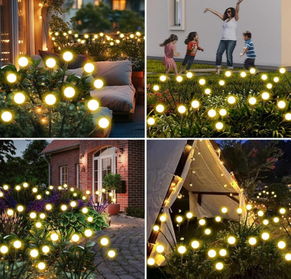 Starburst Swaying Solar Garden Lights - Pack of 4