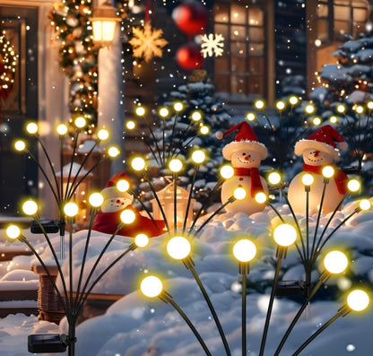 Starburst Swaying Solar Garden Lights - Pack of 4