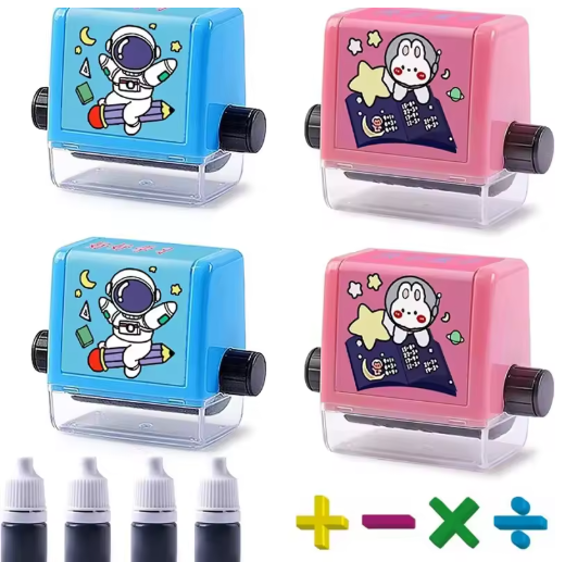 Math Stamp Roller- Pack of 2