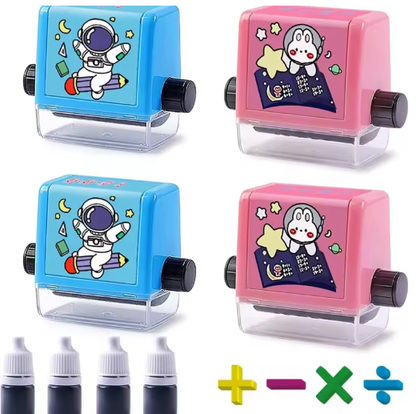 Math Stamp Roller- Pack of 2