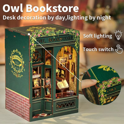 Miniature Wooden Bookstore
