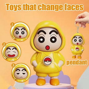 Shinchan Face Changing Keychain