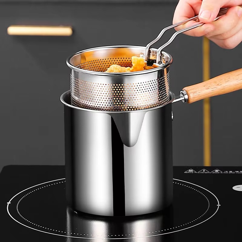 Stainless Steel Deep Fryer Pot