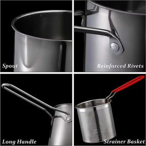 Stainless Steel Deep Fryer Pot