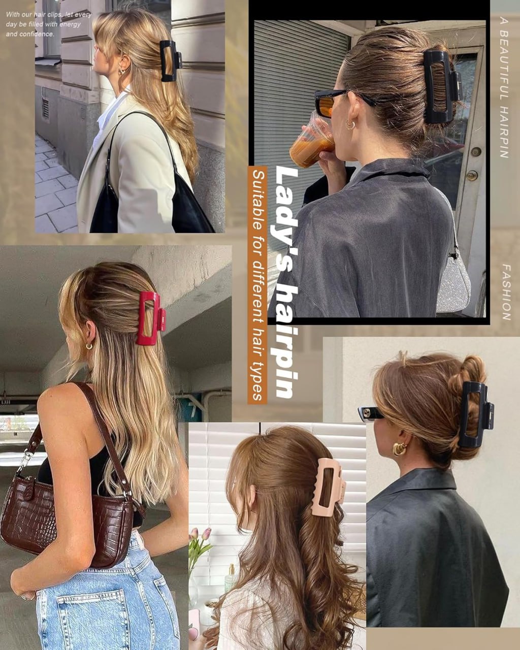 Flexible Claw Hair Clip