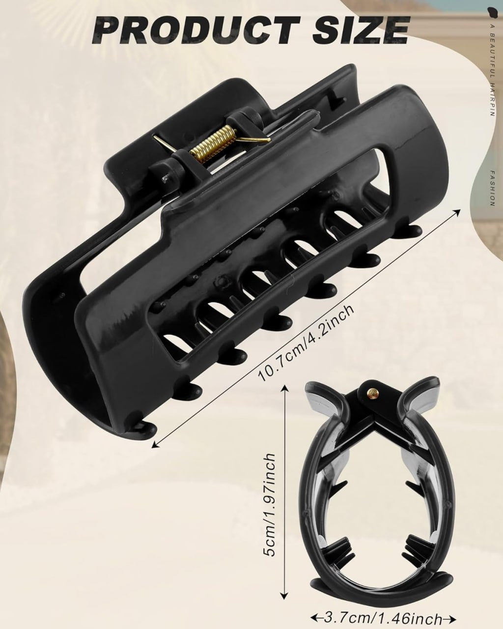 Flexible Claw Hair Clip