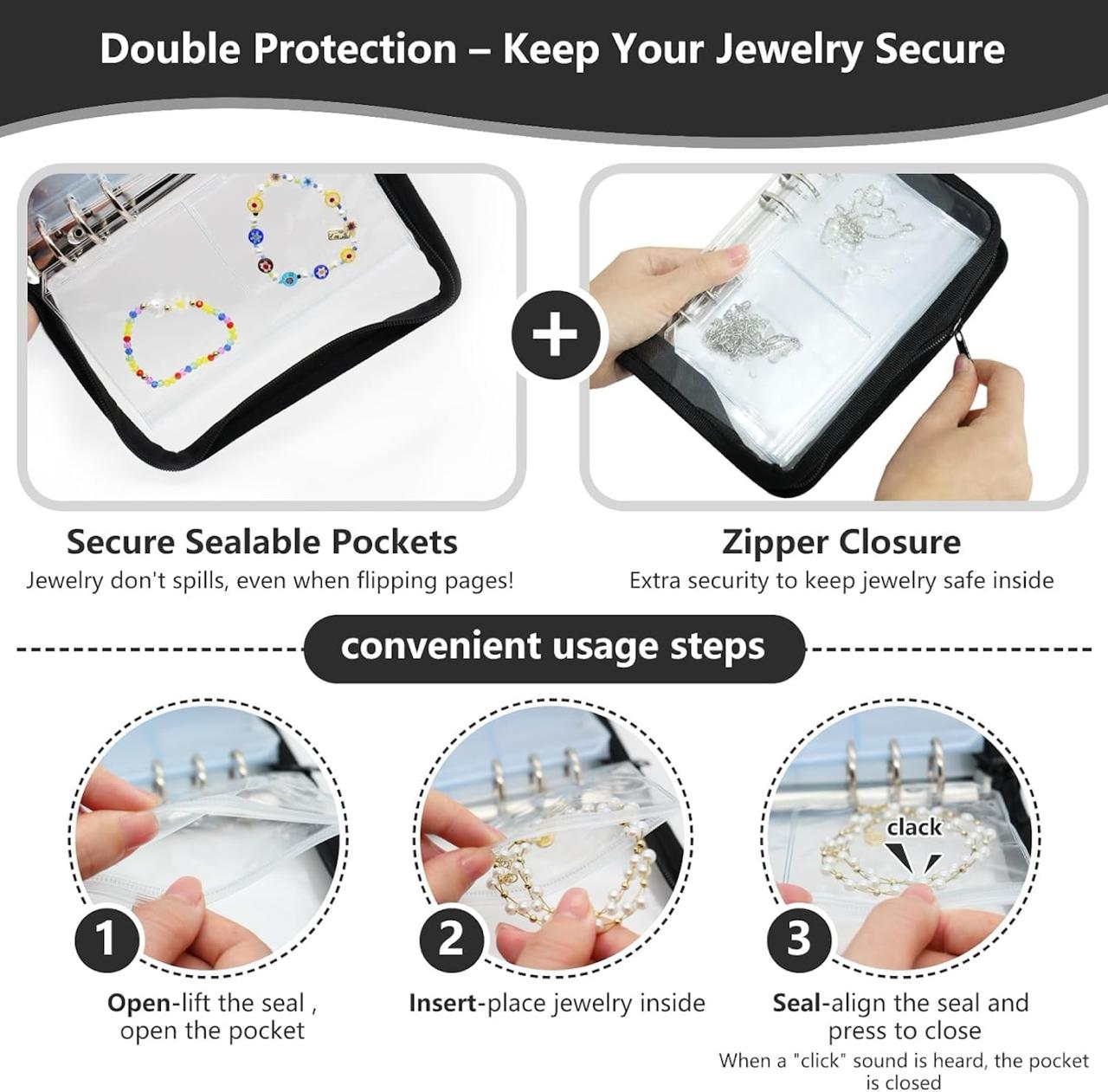 Transparent Jewelry Book