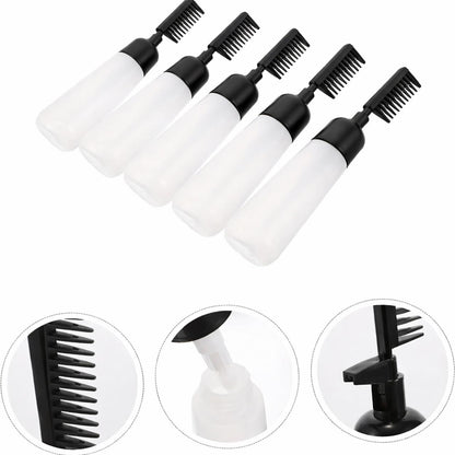 Root Comb Hair Dye Applicator Bottle