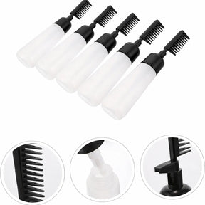 Root Comb Hair Dye Applicator Bottle