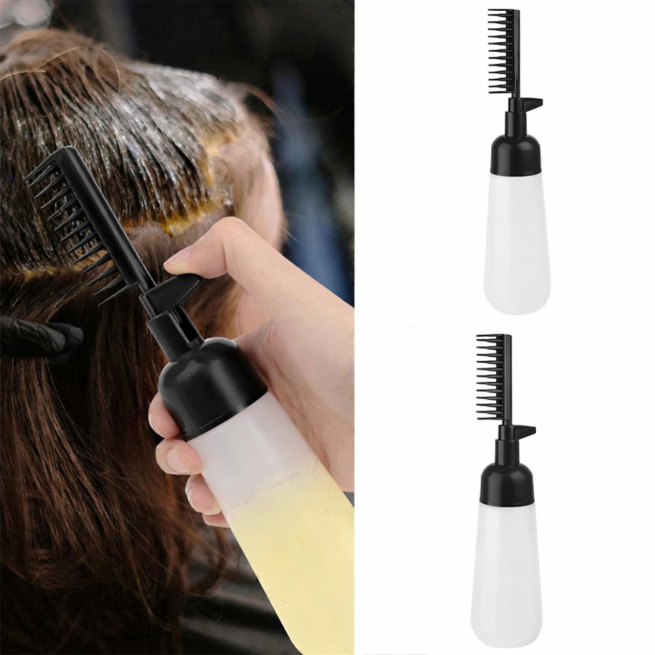 Root Comb Hair Dye Applicator Bottle