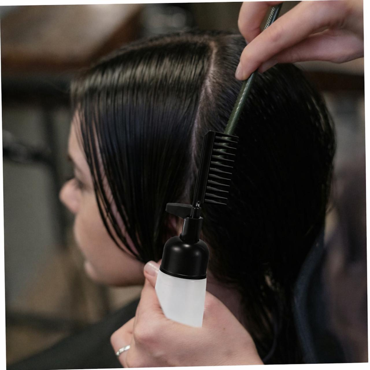 Root Comb Hair Dye Applicator Bottle