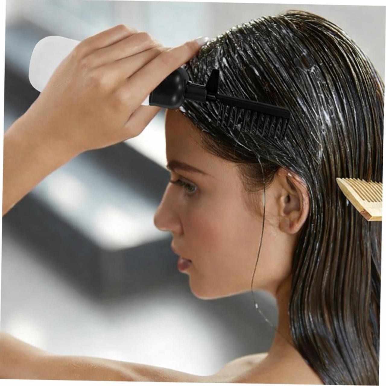 Root Comb Hair Dye Applicator Bottle