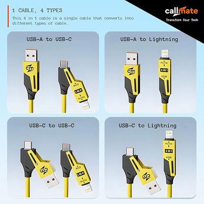 4 in 1 65W Fast Charging & Data Cable